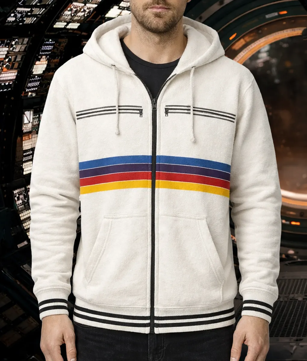 Project Hail Mary Ryan Gosling Zipper Hoodie-Front