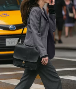 The Devil Wears Prada 2 Anne Hathaway Grey Blazer-Side