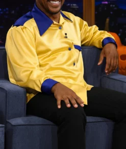 The Tonight Show Starring Jimmy Fallon Anthony Mackie Shirt-Side