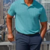 Twisted Metal S02 Anthony Mackie Blue Tshirt-Front