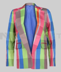 Victoria Women's Checkered Blazer - Clearance Item-Front View