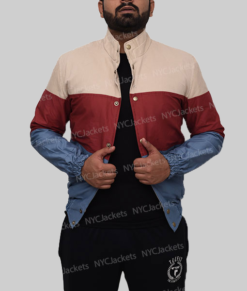 William Men's Multi Color Jacket - Clearance Item-FrontView