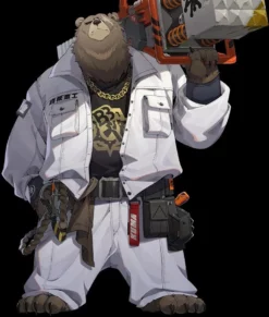 Zenless Zone Zero Ben Bigger White Cotton Jacket-Front