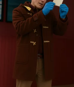 Art Detectives Stephen Moyer Duffle Coat-Front