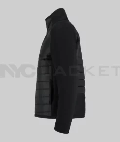 Justin Hartley Tracker Black Puffer Jacket-Side