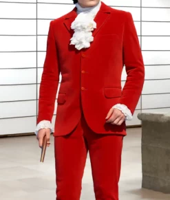 Mike Myers Austin Powers Red Suit-Front