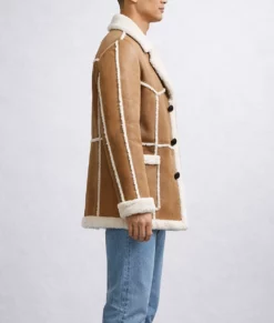 Cassian Men&rsquo;s Vintage Style Shearling Leather Jacket | Men&rsquo;s Vintage Style Shearling Leather Jacket