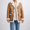 Cassian Men&rsquo;s Vintage Style Shearling Leather Jacket | Men&rsquo;s Vintage Style Shearling Leather Jacket