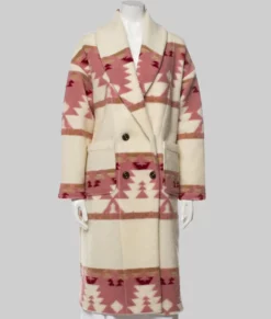Sara Women's Pink Coat - Clearance Item-Front View