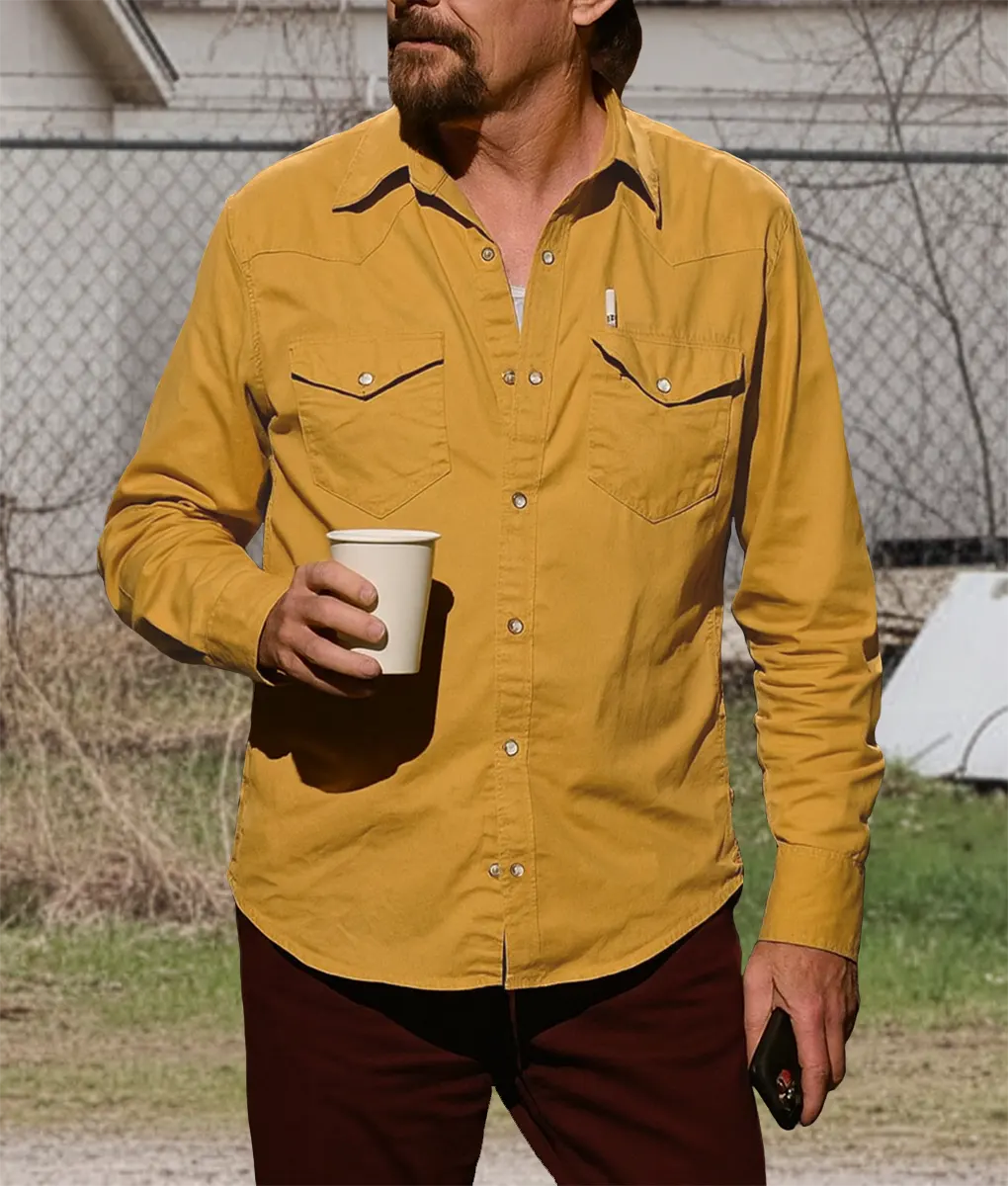 Ethan Hawke The Lowdown Lee Raybon Yellow Shirt | NYC Jackets