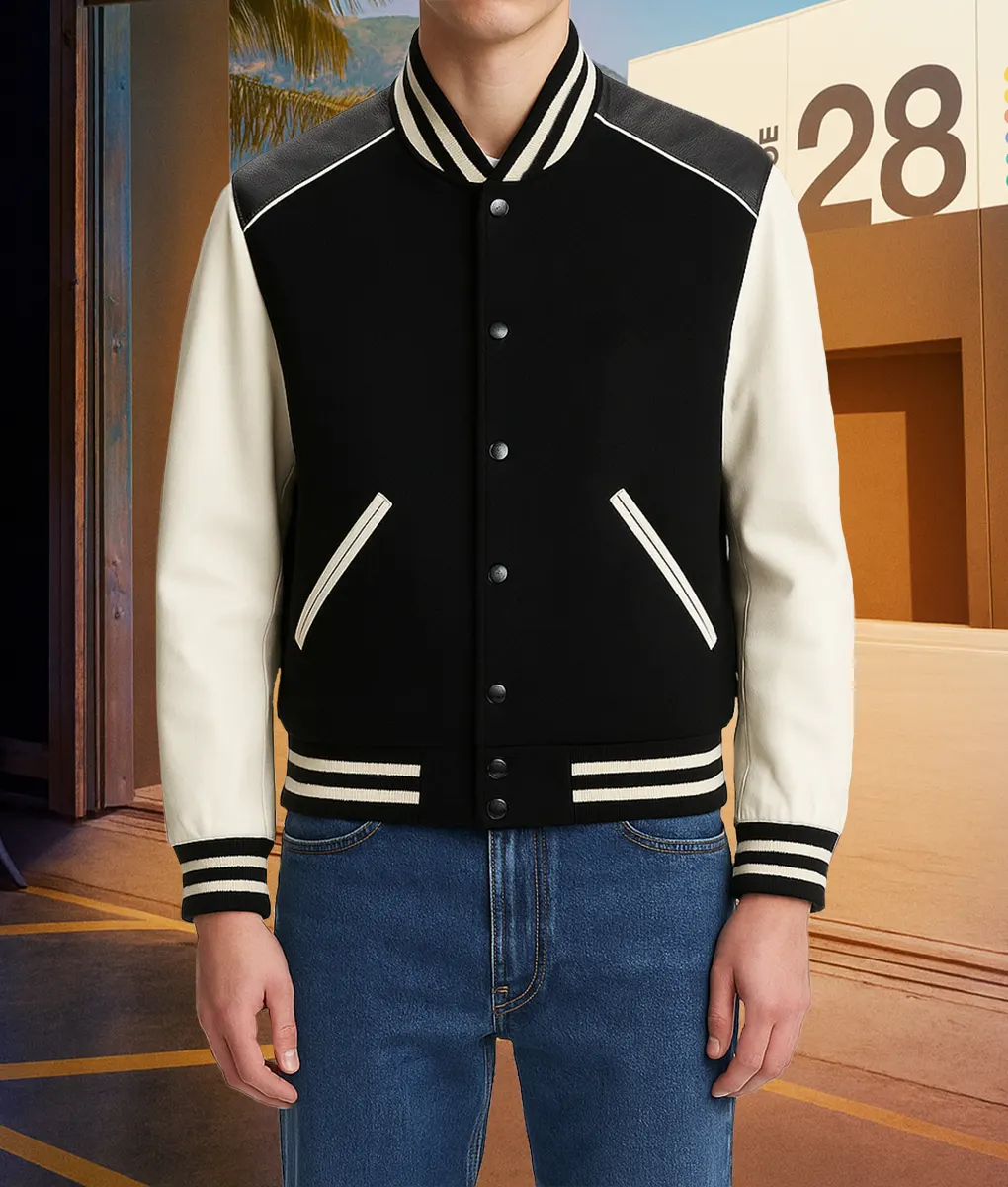 The Voice S28 Michael Buble Bomber Jacket-Front