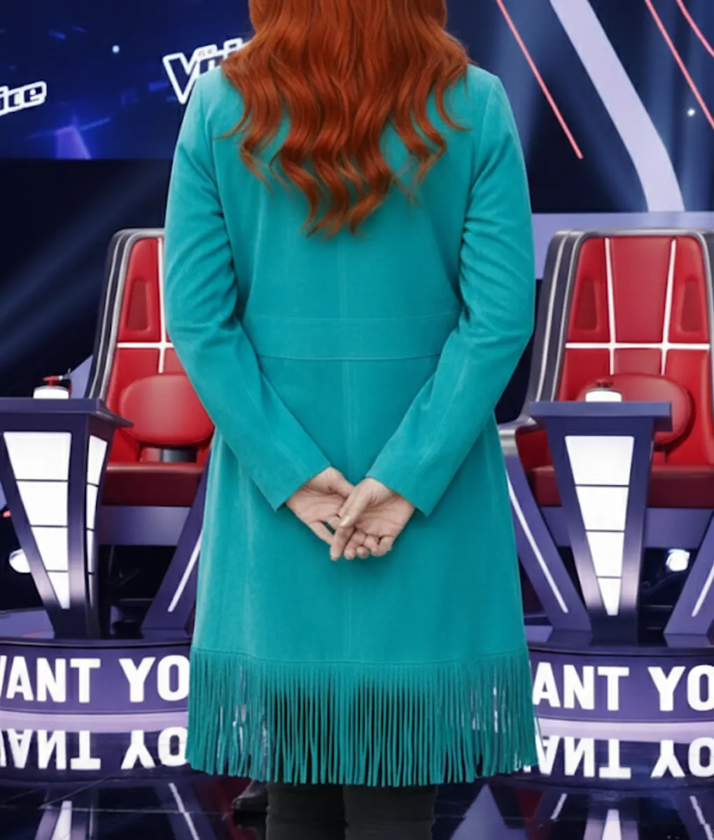 The Voice S28 Reba McEntire Fringe Coat-Back