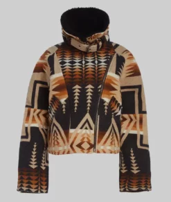 Women's Olivia Aztec Jacket - Clearance Item-Front View