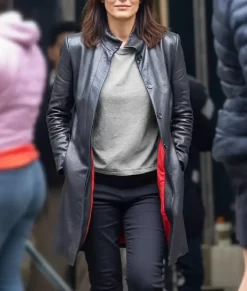 Down Cemetery Road Emma Thompson Coat-Front