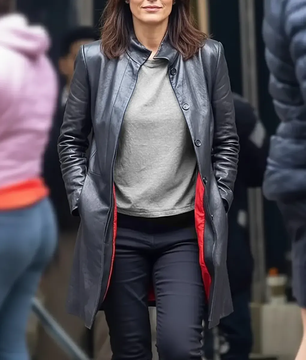 Down Cemetery Road Emma Thompson Coat-Front