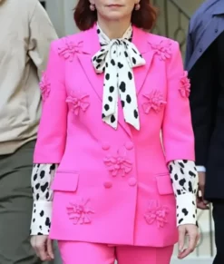 Elsbeth S03 Carrie Preston Floral Applique Blazer-Front