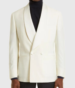 Justin Men's White Blazer - Clearance Item-Front View