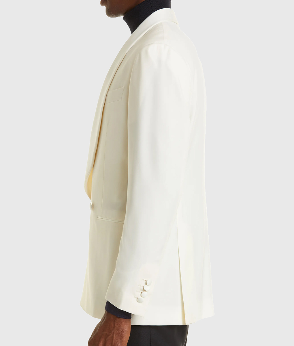 Justin Men's White Blazer - Clearance Item-Side View