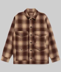 Monster S03 Charlie Hunnam Plaid Jacket-Front