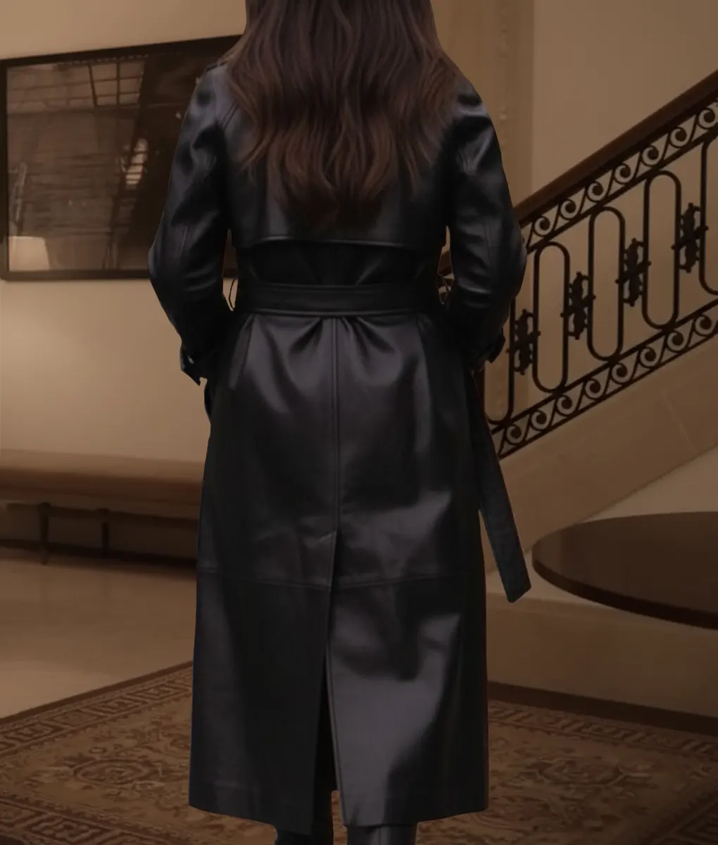 Only Murders In The Building S05 Selena Gomez Trench Coat-Back