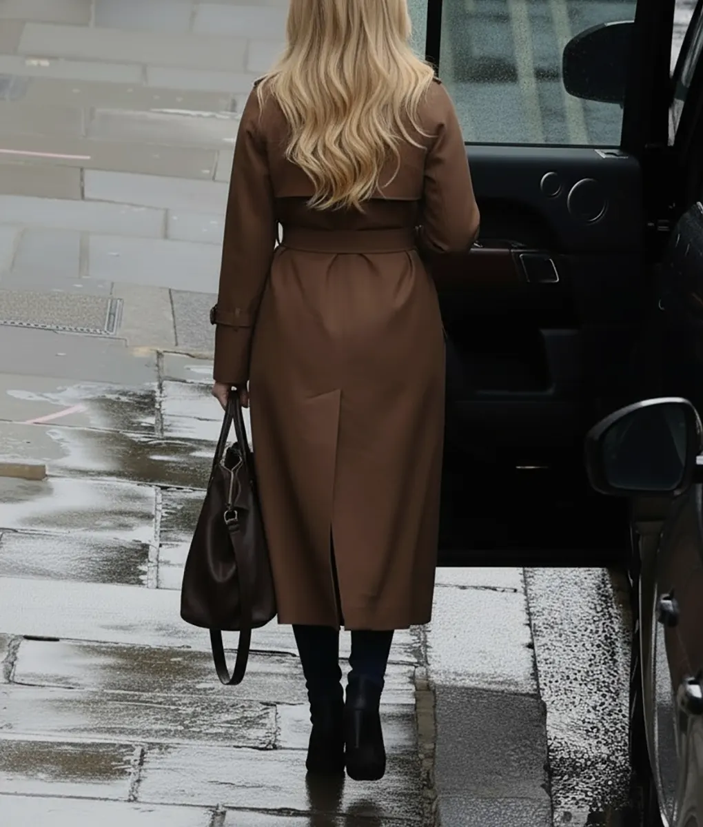 Slow Horses S05 Kristin Scott Thomas Trench Coat-Back