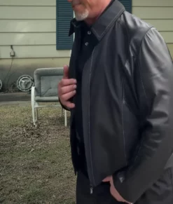 Tulsa King S03 Sylvester Stallone Black Jacket-Side