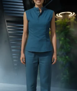 Alien Earth 2025 Sydney Chandler Sleeveless Top-Front