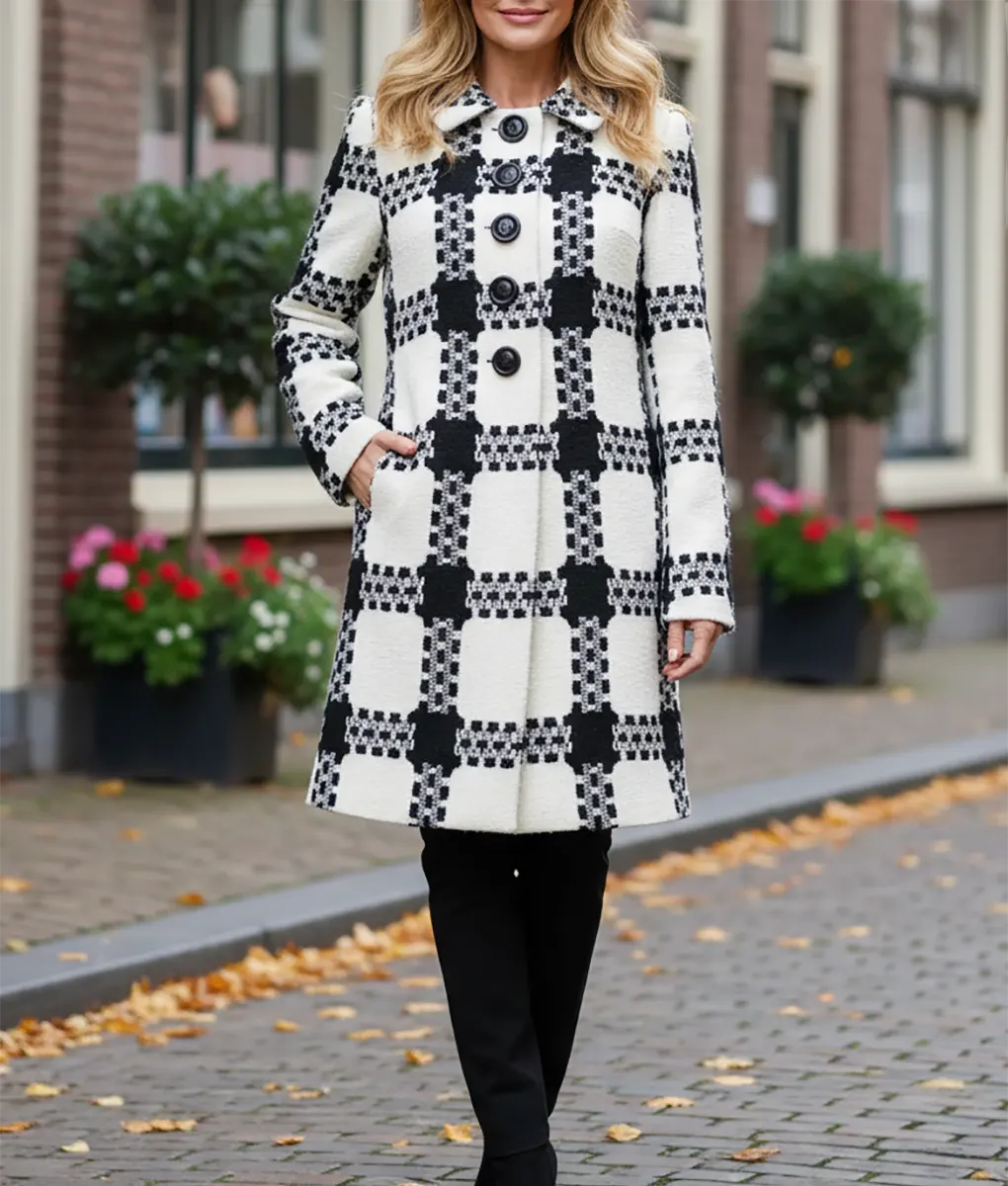 Desperate Housewives S05 Nicollette Sheridan Wool Coat-Front
