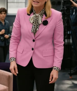 Elsbeth S03 Carrie Preston Pink Blazer-Front
