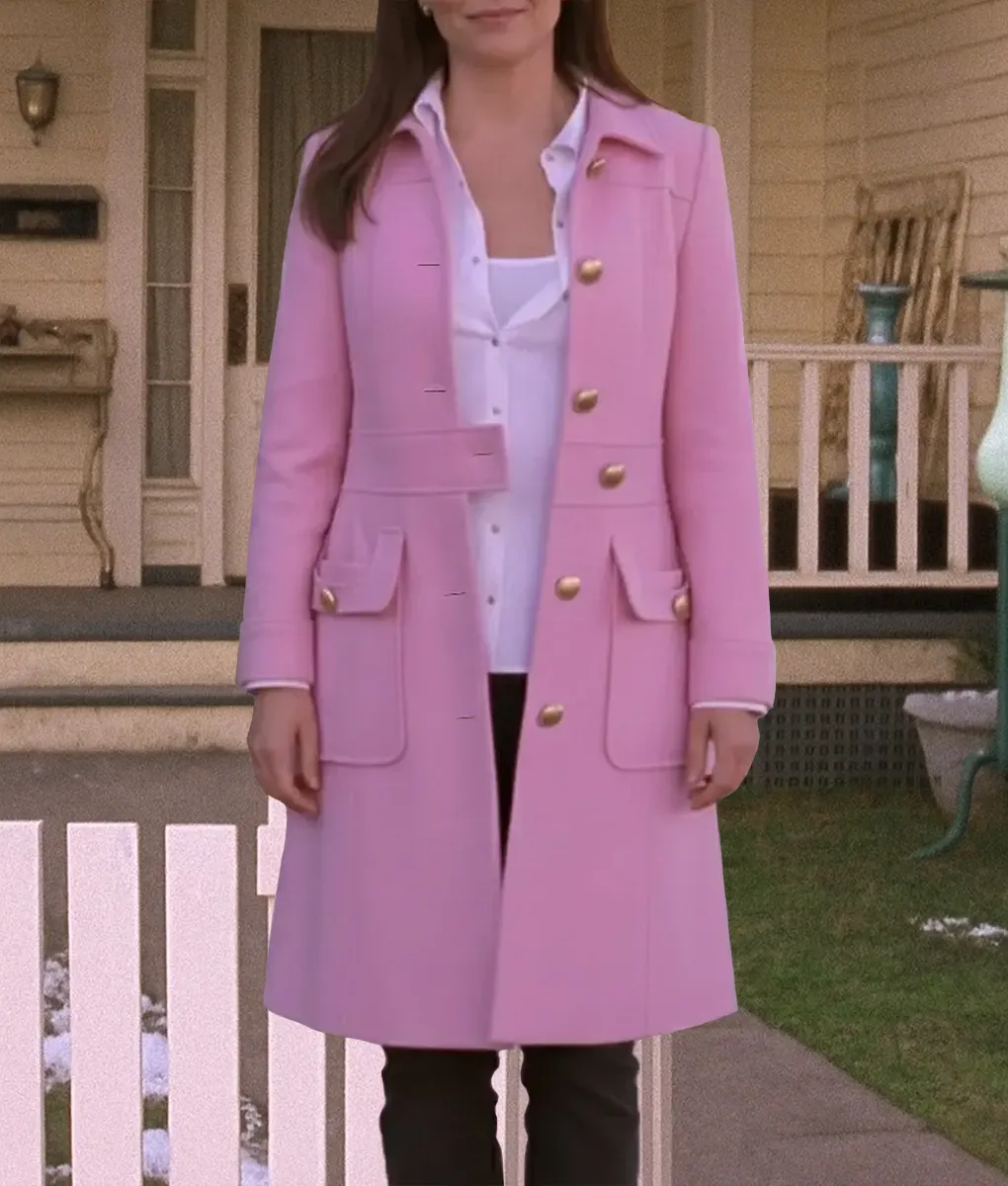 Lauren Graham Gilmore Girls Lorelai Gilmore Pink Coat | NYC Jackets