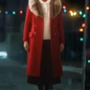 Keeping Up With The Clauses Irene Slater Red Coat-Front