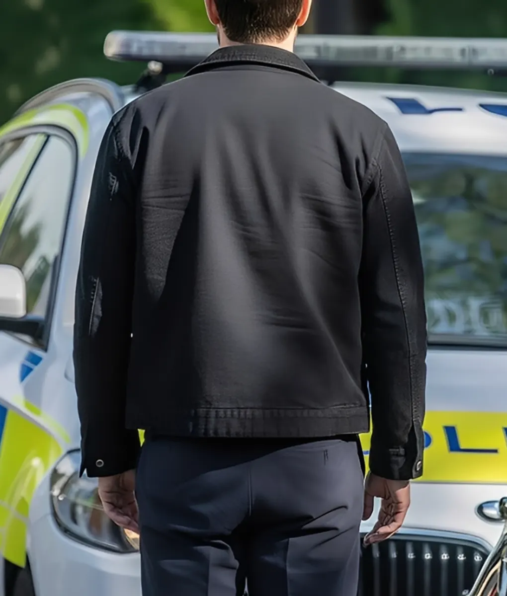 Malice Jack Whitehall Black Cotton Jacket-Back