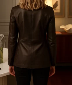 Scream 7 Isabel May Leather Blazer-Back