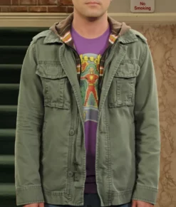 Johnny Galecki The Big Bang Theory Leonard Hofstadter Cotton Jacket