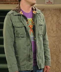 The Big Bang Theory Johnny Galecki Cotton Jacket-Side