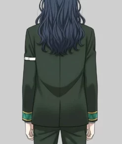 Wind Breaker Bofurin Green Cotton Jacket-Back