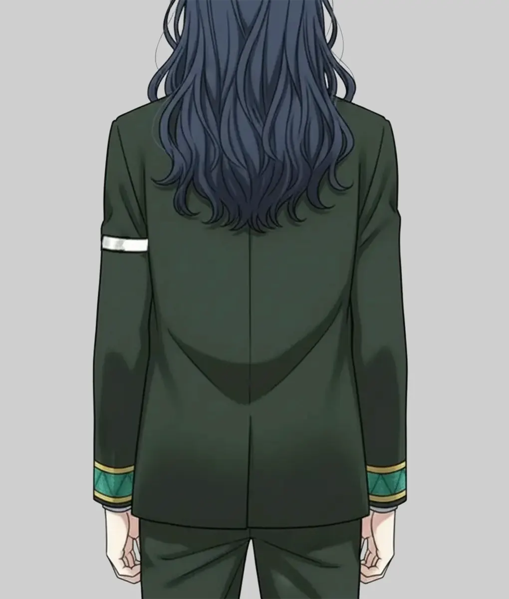 Wind Breaker Bofurin Green Cotton Jacket-Back