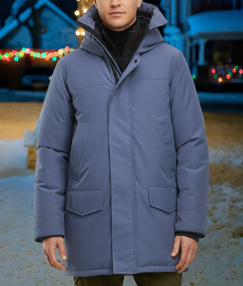 A Merry Little Ex-Mas Oliver Hudson Parka Jacket-Front