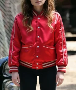 American Gods Emily Browning Varsity Jacket-Front