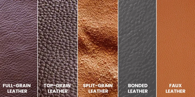 types of leather