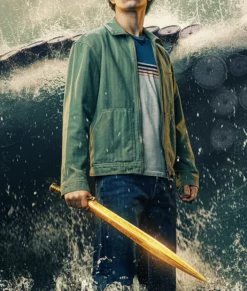Percy Jackson And The Olympians Walker Scobell Cotton Jacket-Front