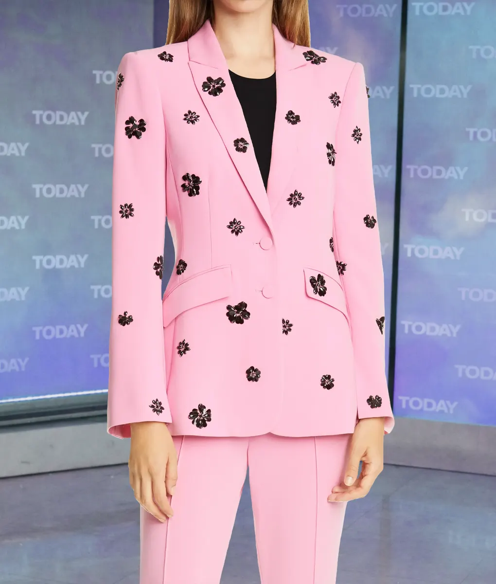 Jill Martin The Today Show Pink Floral Blazer | NYC Jackets