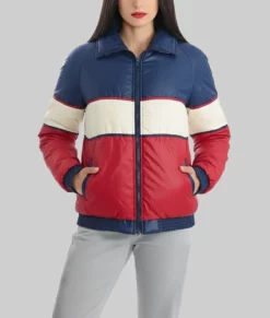 Vintage 70s Color Block Puffer Jacket | NYC Jackets