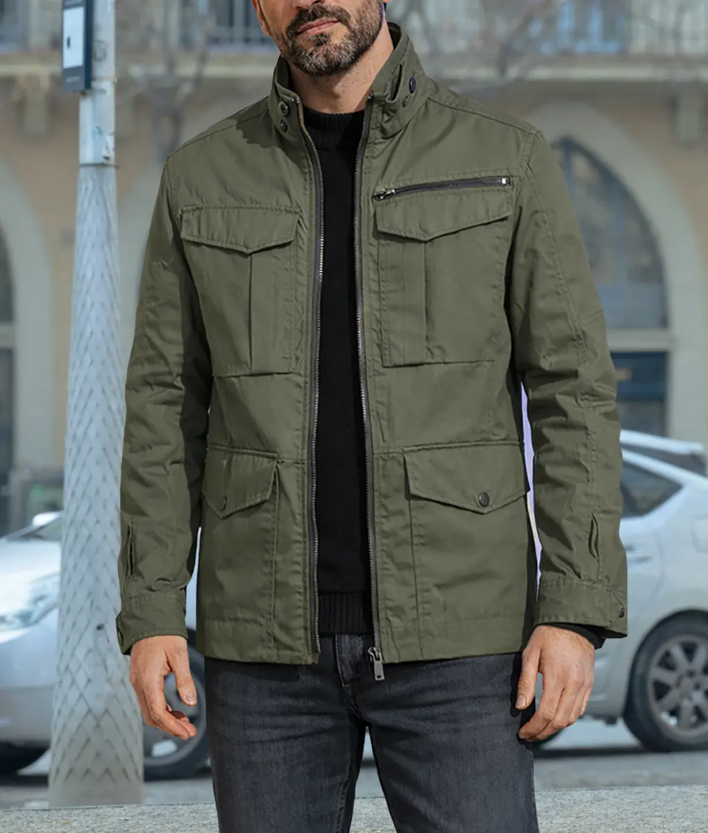 Isak Férriz City Of Shadows Milo Malart Green Cotton Jacket | NYC