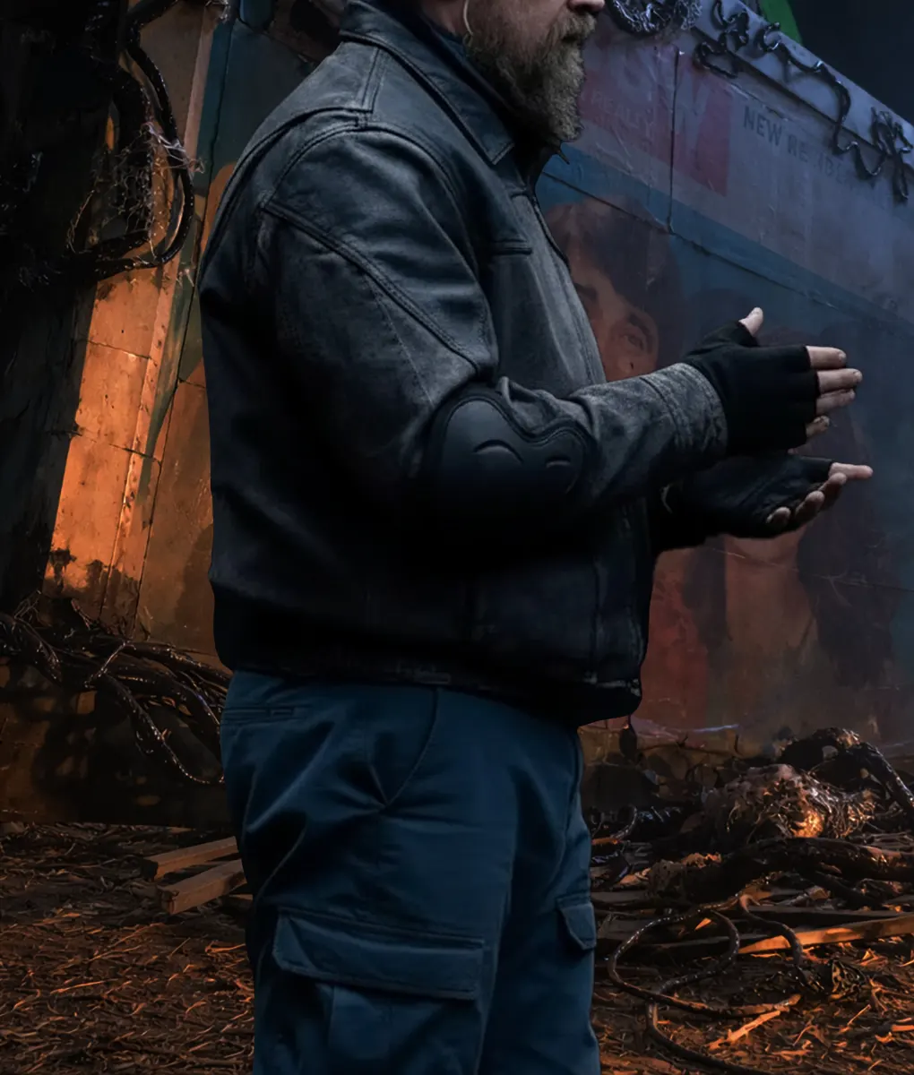 Stranger Things S05 David Harbour Jacket-Side