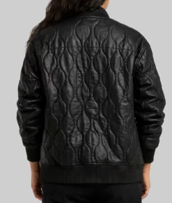 Sunny Nights Rachel House Quilted Leather Jacket-Back