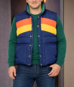 Mork & Mindy Robin Williams Puffer Vest-Front