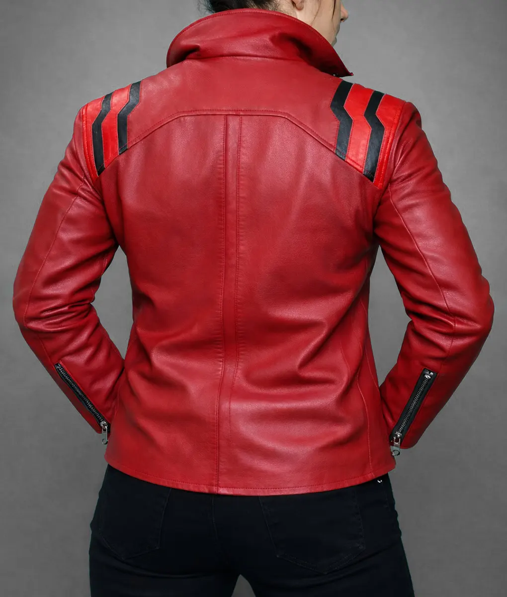 Neon Genesis Evangelion Misato Red Jacket-Back