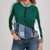 Shrinking Christa Miller Track Jacket-Front