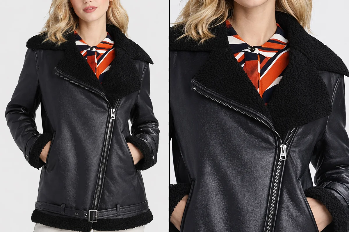 best oversized leather jacket